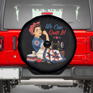 Funny Rosie We Can Quilt It Spare Tire Cover Quilting Sewing Crafty Joke