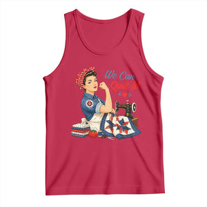 Funny Rosie We Can Quilt It Tank Top Quilting Sewing Crafty Joke
