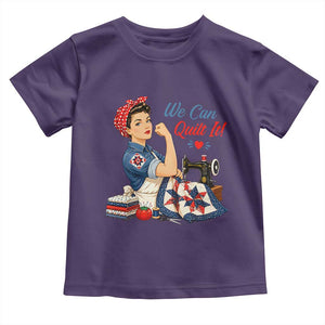 Funny Rosie We Can Quilt It Toddler T Shirt Quilting Sewing Crafty Joke
