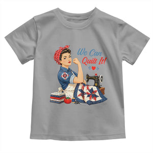 Funny Rosie We Can Quilt It Toddler T Shirt Quilting Sewing Crafty Joke