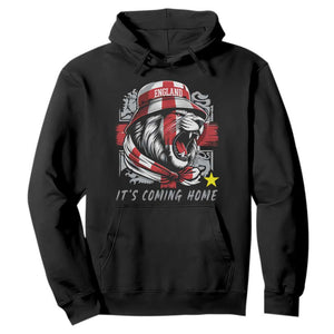 Roaring Lions England Football Pride Hoodie Retro Patriotic Soccer British Football Fans
