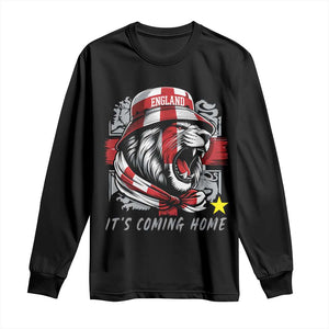 Roaring Lions England Football Pride Long Sleeve Shirt Retro Patriotic Soccer British Football Fans