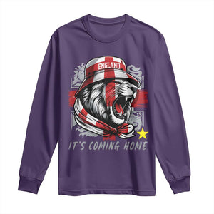 Roaring Lions England Football Pride Long Sleeve Shirt Retro Patriotic Soccer British Football Fans