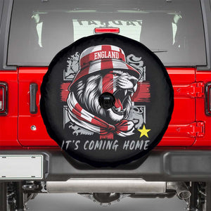 Roaring Lions England Football Pride Spare Tire Cover Retro Patriotic Soccer British Football Fans