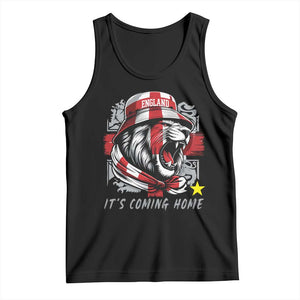 Roaring Lions England Football Pride Tank Top Retro Patriotic Soccer British Football Fans