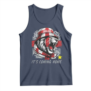 Roaring Lions England Football Pride Tank Top Retro Patriotic Soccer British Football Fans