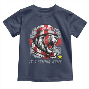 Roaring Lions England Football Pride Toddler T Shirt Retro Patriotic Soccer British Football Fans