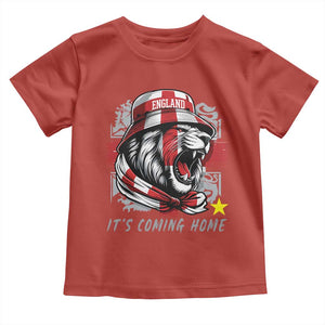 Roaring Lions England Football Pride Toddler T Shirt Retro Patriotic Soccer British Football Fans