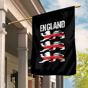 Vintage Three Lions England Pride Garden Flag Patriotic Soccer British Football Fans