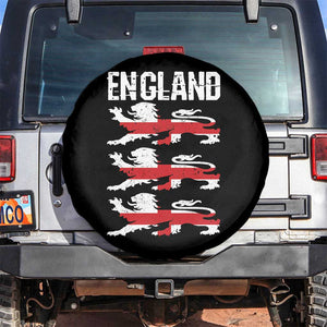 Vintage Three Lions England Pride Spare Tire Cover Patriotic Soccer British Football Fans