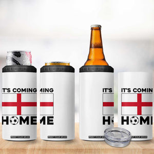 It is Coming Home England Football Flag 4 in 1 Can Cooler Tumbler Patriotic Soccer Fans St Georges Cross Heritage Pride