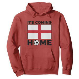 It is Coming Home England Football Flag Hoodie Patriotic Soccer Fans St Georges Cross Heritage Pride