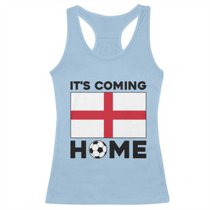 It is Coming Home England Football Flag Racerback Tank Top Patriotic Soccer Fans St Georges Cross Heritage Pride