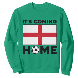 It is Coming Home England Football Flag Sweatshirt Patriotic Soccer Fans St Georges Cross Heritage Pride