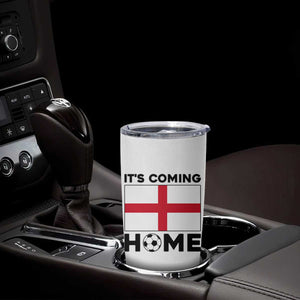 It is Coming Home England Football Flag Tumbler Cup Patriotic Soccer Fans St Georges Cross Heritage Pride
