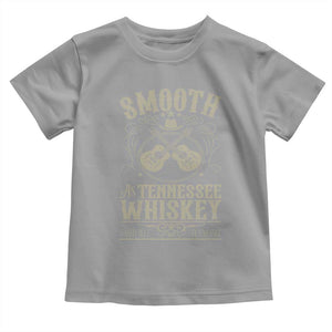 Smooth As Tennessee Whiskey Toddler T Shirt Country Music Guitar Drinking Addict TS02 Sport Gray Print Your Wear