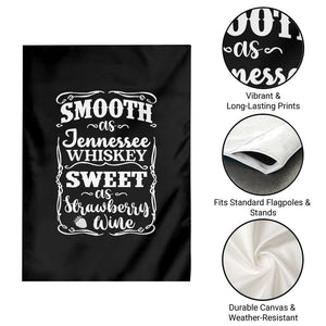 Smooth As Tennessee Whiskey Garden Flag Sweet As Strawberry Wine Country Love TS02 Print Your Wear
