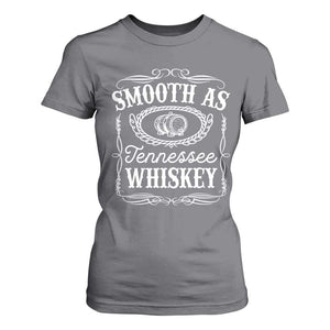 Smooth As Tennessee Whiskey Distillery Barrel Vintage T Shirt For Women TS02 Charcoal Print Your Wear