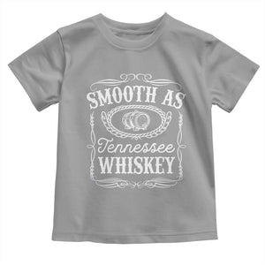 Smooth As Tennessee Whiskey Distillery Barrel Vintage Toddler T Shirt TS02 Sport Gray Print Your Wear