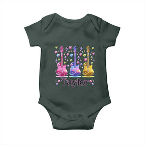 Taylor Name Baby Onesie Retro Groovy 70s 80s TS02 Print Your Wear