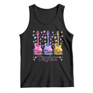 Taylor Name Tank Top Retro Groovy 70s 80s TS02 Black Print Your Wear