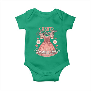 Funny Ersatz Backup Dirndl Oktoberfest Baby Onesie Der Wille Zahlt Bavarian Festival Costume Humor TS02 Irish Green Print Your Wear