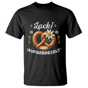 Zack Aufgebrezelt Oktoberfest T Shirt Dress Up Funny Pretzel Edelweiss Bavarian Festival TS02 Black Print Your Wear