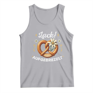 Zack Aufgebrezelt Oktoberfest Tank Top Dress Up Funny Pretzel Edelweiss Bavarian Festival TS02 Athletic Heather Print Your Wear