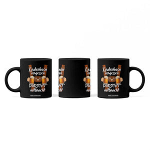 Lederhosen Forgotten Oktoberfest Coffee Mug Durscht Mitbracht Funny Beer Drinking TS02 Print Your Wear
