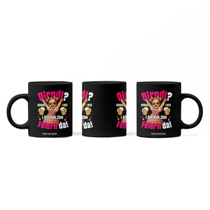 Funny Cute Girl Oktoberfest Coffee Mug Dirndle I Bin Nur Zum Feiern Da Party TS02 Print Your Wear