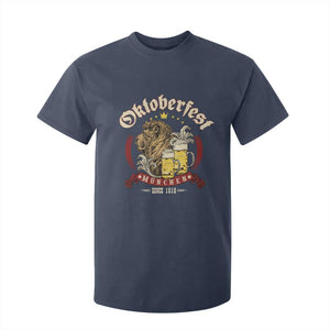 Oktoberfest Munchen T Shirt For Kid Munich Since 1810 Bavarian Lion and Beer TS02 Navy Print Your Wear