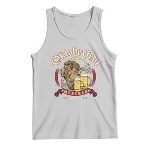 Oktoberfest Munchen Tank Top Munich Since 1810 Bavarian Lion and Beer TS02 Ash Print Your Wear