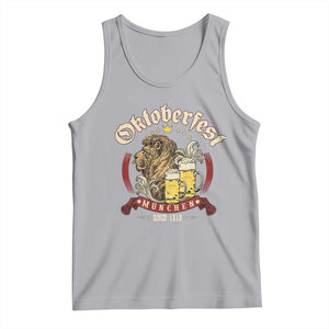 Oktoberfest Munchen Tank Top Munich Since 1810 Bavarian Lion and Beer TS02 Athletic Heather Print Your Wear