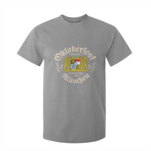 Oktoberfest Munchen Since 1810 T Shirt For Kid Original Tradition Bavarian Coat of Arms Heritage Festival TS02 Sport Gray Print Your Wear