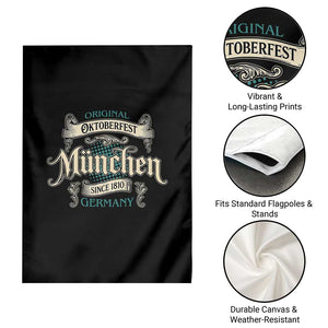 Original Oktoberfest Munchen Germany Garden Flag Vintage Bavarian Festival Since 1810 TS02 Print Your Wear