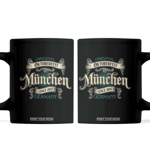 Original Oktoberfest Munchen Germany Coffee Mug Vintage Bavarian Festival Since 1810 TS02 Black Print Your Wear