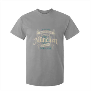 Original Oktoberfest Munchen Germany T Shirt For Kid Vintage Bavarian Festival Since 1810 TS02 Sport Gray Print Your Wear