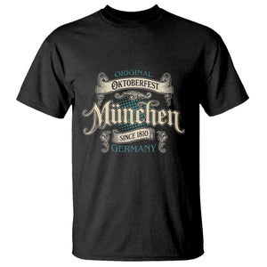 Original Oktoberfest Munchen Germany T Shirt Vintage Bavarian Festival Since 1810 TS02 Black Print Your Wear
