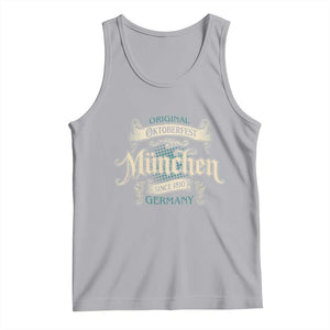 Original Oktoberfest Munchen Germany Tank Top Vintage Bavarian Festival Since 1810 TS02 Athletic Heather Print Your Wear