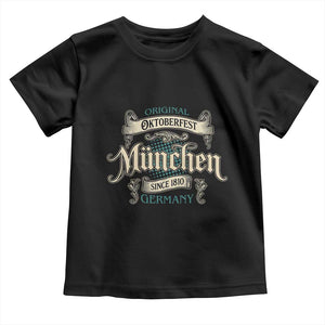 Original Oktoberfest Munchen Germany Toddler T Shirt Vintage Bavarian Festival Since 1810 TS02 Black Print Your Wear