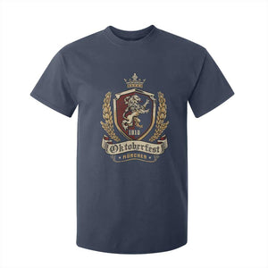Oktoberfest Munchen Lion Crest T Shirt For Kid Classic Bavarian Festival TS02 Navy Print Your Wear
