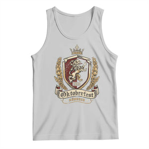 Oktoberfest Munchen Lion Crest Tank Top Classic Bavarian Festival TS02 Ash Print Your Wear