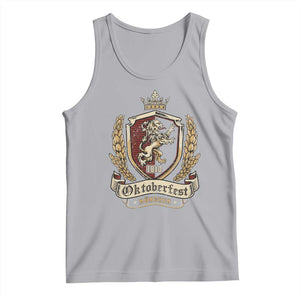 Oktoberfest Munchen Lion Crest Tank Top Classic Bavarian Festival TS02 Athletic Heather Print Your Wear