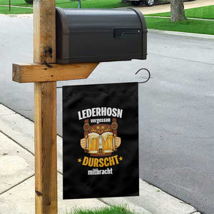 Funny Lederhosen Oktoberfest Beer Drinking Garden Flag Lederhosn Vergessen Durscht Mitbracht TS02 Print Your Wear