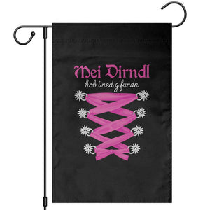 Funny Oktoberfest Corset in Pink Garden Flag I Have Not Found My Dirndl TS02 Black Print Your Wear