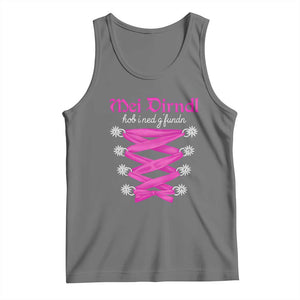 Funny Oktoberfest Corset in Pink Tank Top I Have Not Found My Dirndl TS02 Black Heather Print Your Wear