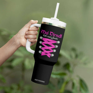 Funny Oktoberfest Corset in Pink Tumbler With Handle I Have Not Found My Dirndl TS02 Print Your Wear