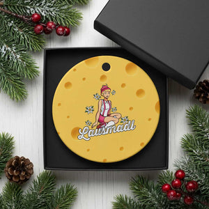 Bavarian Pin Up Girl Lausmadl Ceramic Ornament Oktoberfest Edelweiss Flowers TS02 1pc Yellow Cheese Print Your Wear