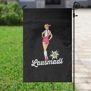 Retro Bavarian Pin Up Girl Lausmadl Garden Flag Oktoberfest Edelweiss Flower TS02 Print Your Wear