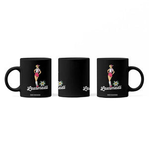 Retro Bavarian Pin Up Girl Lausmadl Coffee Mug Oktoberfest Edelweiss Flower TS02 Print Your Wear